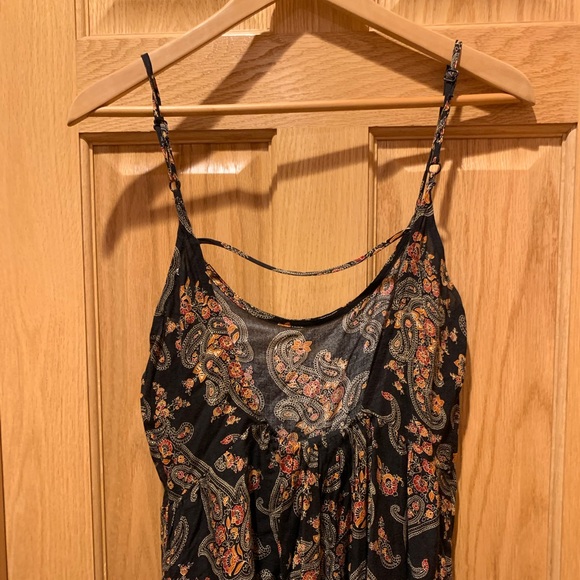 Black and psychedelic print dress - Picture 4 of 5